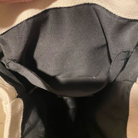 Deux Lux Faux Leather Backpack Bag cream and black - Picture 8 of 12